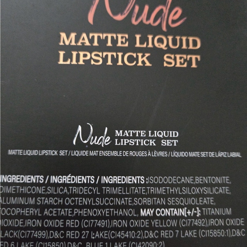 Color Matte Liquid Lipstick Set - Picture 2 of 4